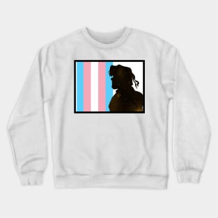 Galaxy Hunk Trans Pride Crewneck Sweatshirt